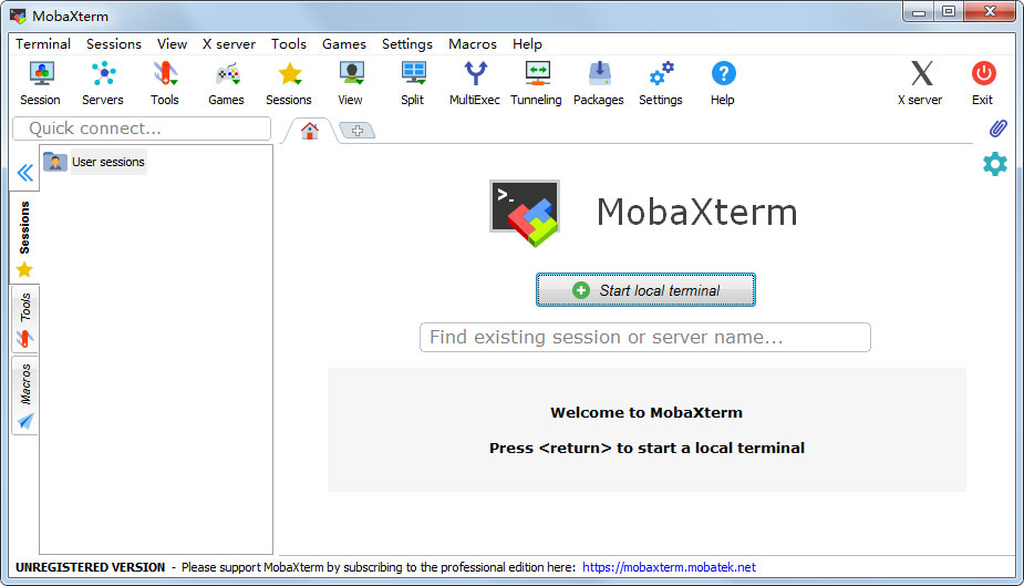 MobaXterm Pro V20.2 绿色英文版(远程连接软件)